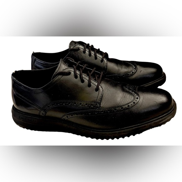 Men’s Cole Hann Grand Wingtip Oxfords SZ 10.5 - Picture 2 of 6